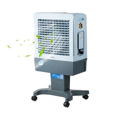 China 2021 Latest New Arrival DC12V SF-20TDC Outdoor Battery Evaporative Cooler Air Fan for sale