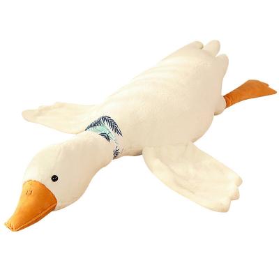 China Wholesale Big Goose Gift Pillow Doll Plush Toy White Doll Custom Big Birthday Gift Girl Sleeping Doll for sale