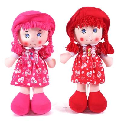 China Customized Soft Girl Soft Buddy High Quality Cheap Price Sleeping Doll Plush Doll Hot Selling Heart Wholesale Cute Skirt for sale