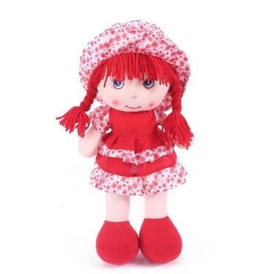 China Custom wholesale red plush doll double skirt promotion high quality cheap price can customize musical instruments for sale