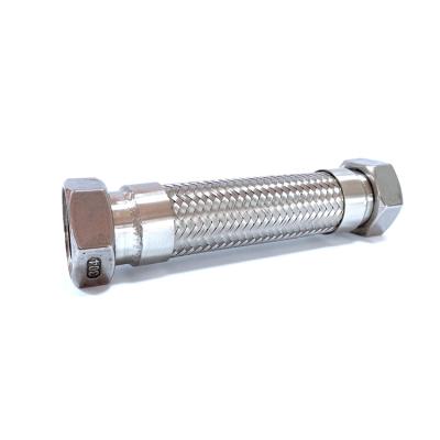 China Flange Type Connector SS304 Braided Bellows Stainless Steel Flexible Metal Hose Equal for sale