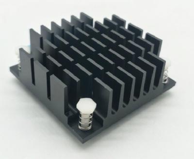 China Ticooler 4515.5mm extrusion /Anode black heat sink for sale