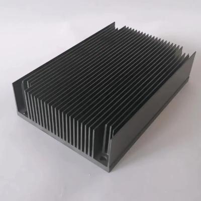 China aluminum Anode black heat sink， extrusion heat sink for sale