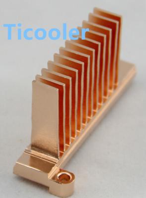 China Heat sink ,Skivied Copper & CNC Processing Heatsink for sale