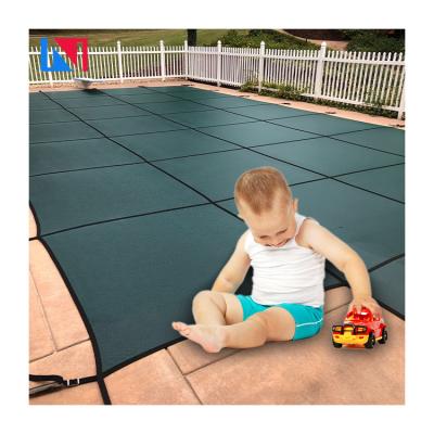 China High Quality Waterproof Protective Manual Swimming Pool Cover Famlity Retractable Safety Cover for sale