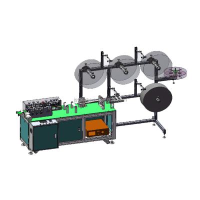 China Factory Automatic Edging Machine And Production Line For Medical Disposable Face Mask for sale