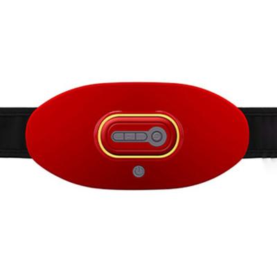 China Vibrating Waist Infrared Heating Hot Palace Belt to Relieve Pain Waist Massager Menstrual Machine for sale