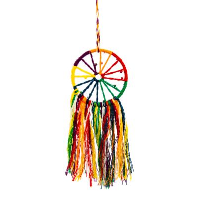 China Safe Indian Design Mini Dream Catcher Car Decor, Boho New Cotton Rope Whosale Small Dream Catcher For Car Accessory for sale