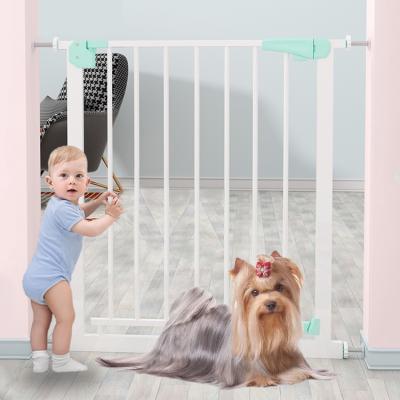 China Large Child Safety Gard Child Safety Gate Baby Safety Gate Pet Door Double Door Baby Safety Protection Baby Product for sale