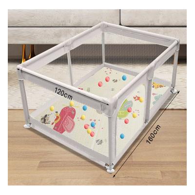 China Kinds Play Indoor Children Kids Play Yard Indoor Baby Playpen Guardrails Door Playpen for sale