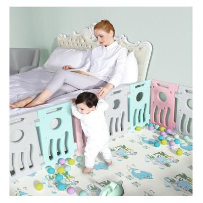 China Large Size Indoor Portable Square Baby Playard Kinds Kinds Plastic Playpen for sale