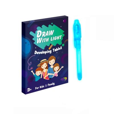 China Children 2022 New Ideas Educational Learning Toys Children Drawing Led Light Marking Board for sale