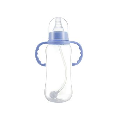 China High Standard Freestanding Baby Product PVC Baby Feeding Bottle With Handle for sale