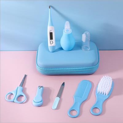 China Baby 8pcs/set Simple Portable Infant Kid Child Scissor Nail Clipper Newborn Gift Set for sale