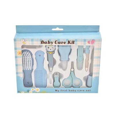 China Baby Health Care Kit Newborn Baby Grooming Kit Baby 10 Pcs Set for sale