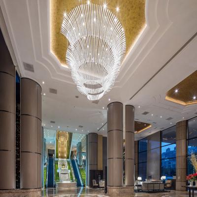 China Newest Design Original Modern Hotel Lobby Crystal Lamp Modern Luxury Chandelier Factory Pendant Light for sale