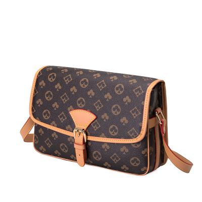 China Women's Fashion PU Printing New Style Diagonal Women's Bag Shoulder Messenger All-match Bag Retro for sale