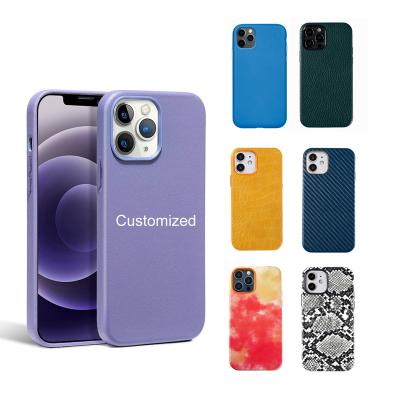 China Geili Custom Shockproof Phone Case PU Leather Material Business Style Phone Case For Iphone 11 12 13 Series for sale