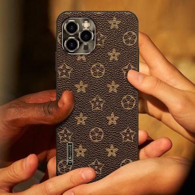 China Custom High Level Shockproof Design Women Phone Cases Tpu Leather Material Fashion Anti Fall Phone Case For Iphone 11 12 13 for sale