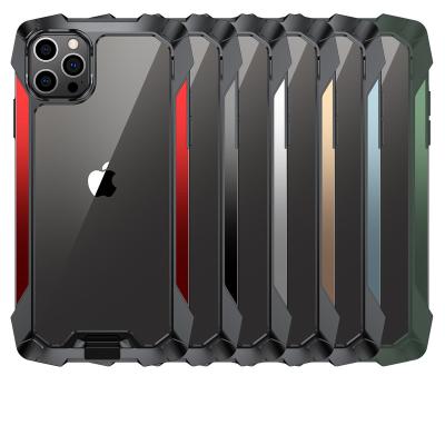 China Shockproof For Iphone Series Mobile Phone Case Metal With Tpu Material Anti Fall Cover Device Wholesale for sale