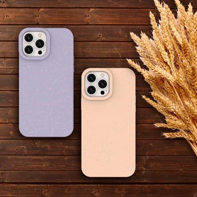 China 2021 Wholesale Full Degradable Shockproof Phone Case Environmental Protection Shockproof Case For Iphone 13 for sale