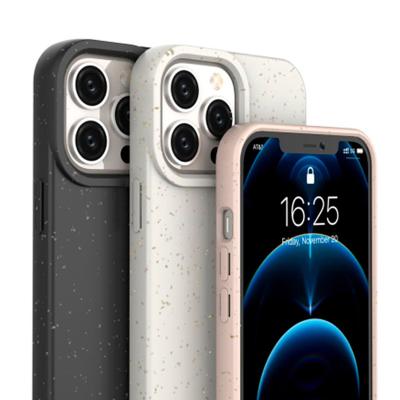 China Shockproof Mobile Phone Case For Iphone13 2.2mm Fully Degradable Biotechnology Material Mobile Phone Case Environmentally Friendly for sale