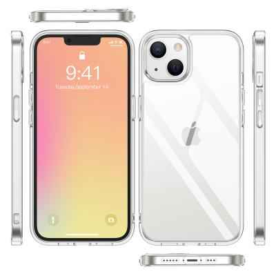 China Amazon Newest Fashion Tpu Mobile Phone Style Shockproof Clear Material Protective Case For Iphone 13 Series for sale