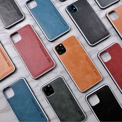 China Shockproof For Iphone 6 To Pro Max Use Wax Oil Leather Material Iphone 11 Mobile Phone Cover Device Phone Case Wholesale for sale