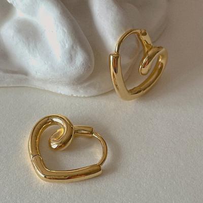 China Wholesale Custom Tasty CLASSIC Style Korean Minimalist TOY Romantic Heart Stud Earrings For Woman for sale