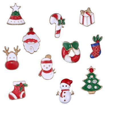 China High Quality Cheap Fashion 3Pcs/Set Wholesale ALLOY CONSERVATIVE Wholesale Christmas Creative Brooch Pin For Woman for sale