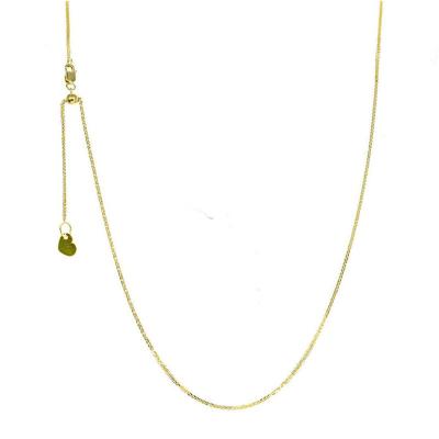 China QLEESI New Design TRENDY Jewelry 2022 Adjustable 18K Gold Plated 925 Silver Pendant Necklace For Women for sale