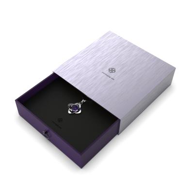 China Recycled Materials Wholesale Latest Design Manufacturer Custom Luxury Jewelry Box For Necklace Box for sale