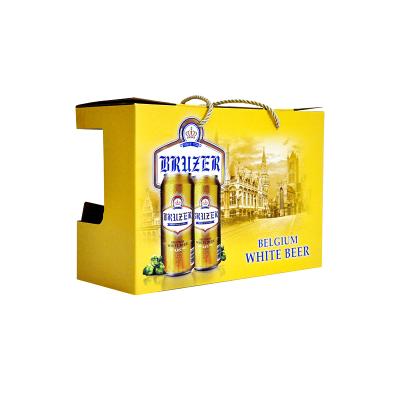 China Recycled Materials Manufacturer Custom Beer Display Snack Display Stand Wholesale Latest Design Luxury Rigid Boxes Coated Paper ECO-G001 Accept for sale