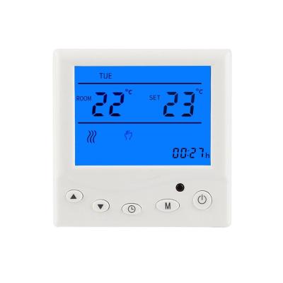 China Best qulaity pc cool hot-selling ABS plastics (WSK-9E) room programmable thermostat for sale