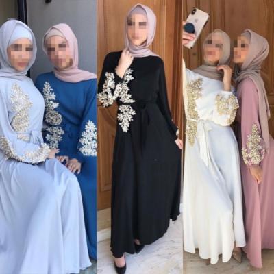 China Wholesale muslim abya islamic clothing wear abaya dresses muslim women ladies ZX_842 for sale