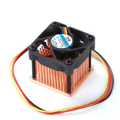 China Cooler DC 12V 38.9*38.9*20mm Small Computer Case CPU Cooler Fan Cooler PC CPU Fan Copper Heatsink for sale