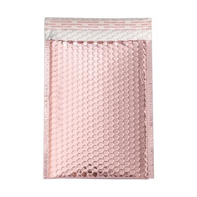 China shoes & Custom Clothing Logo Shipping Bubble Packaging Pink Mailing Bags for sale