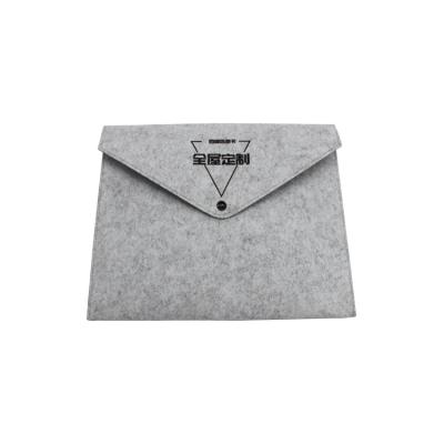 China Gray Custom Logo Storage Felt Recyclable Printed Lightweight Bag for sale