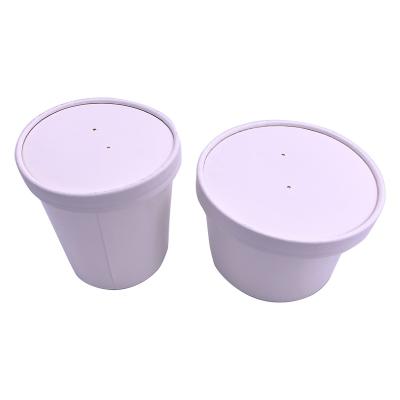 China Wholesale Disposable Disposable Newspaper Dispensing Tour The Soup Bowl Soup Packing Cups With Lids for sale