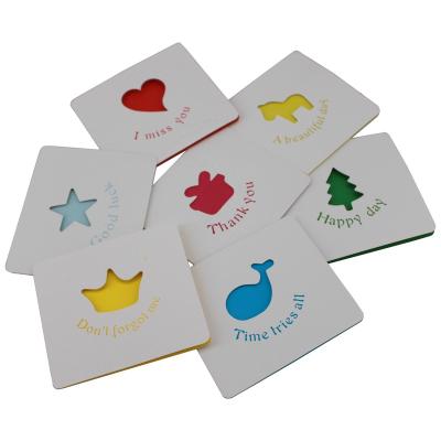 China Recyclable Gift Box Card Printing Bulk Custom Greeting Cards for sale