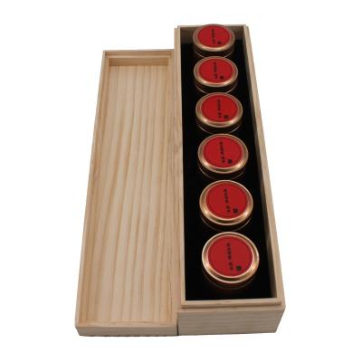 China Customized Creative High End Biodegradable Wooden Tea Box Gift Box for sale