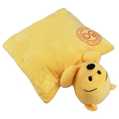 China Recyclable Bear Factory Sales Manufacturer Custom Soft Plush Toy Pillow for sale