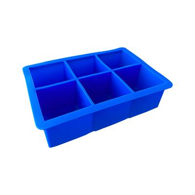 China Hot Selling Ice Maker Food Grade Silicone Ice Cube Tray For Kitchen Use for sale