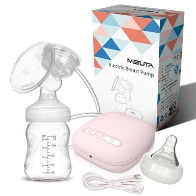 China Custom BPA Free Wholesale Misuta Breast Pump USB Charging Silicone Breastfeeding Electric Free Portable Pump BPA Free for sale