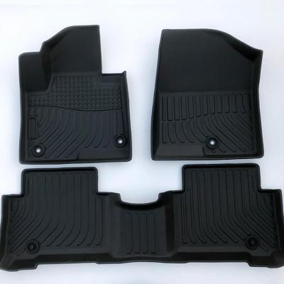 China Car Interior Floor Tape Car Floor Mats XPE Odorless All-Weather Car Floor Liner For Hyundai Santa Fe Sports Car Mat for sale