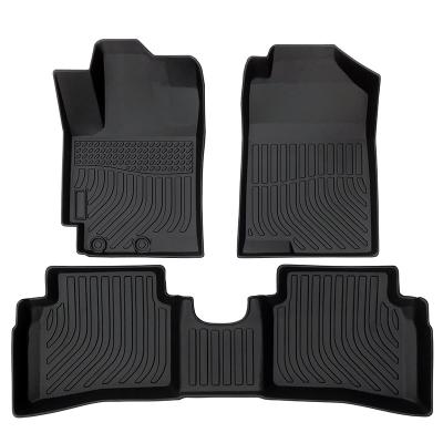 China Interior Car Floor 3D Strip Time Car Floor Liners Mat For Hyundai Accent Car Mats for sale