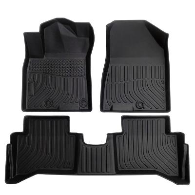 China New Design Automotive Interior Carpet And Materials Strip 3D 5D Car Floor Mat For Hyundai SONATA 2019 for sale