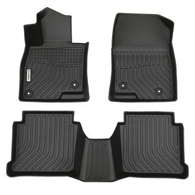 China 3d Black 3d Full Black 3d Car Interior Dustproof Carpet Mats Carpet Car Accessories Floor Mats Tapete Para Automobiles For Mazda 6 for sale