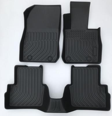 China Linyi Factory 3D Strip Car Floor Liners Luxury Car Mats For Mazda CX5 CX30 Car Accessories Carpets for sale