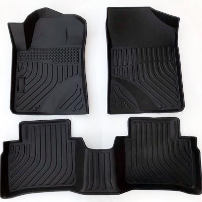 China Car Floor 3D Strip Weather Interior Odorless Car Floor Liners Mat For Nissan Altima Car Mats for sale